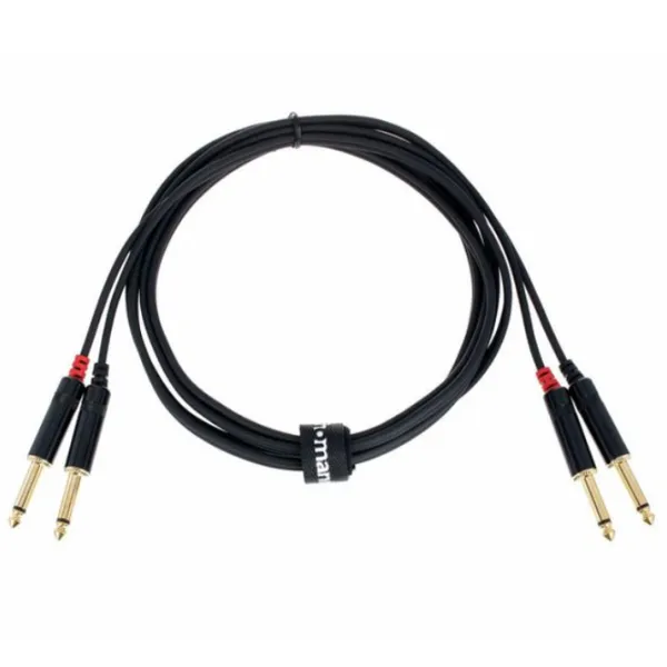 Cablu audio Sssnake TPI-Twin 3.0 PVC/ Black photo 1