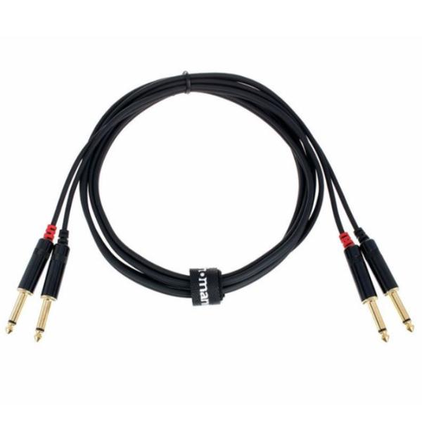 Cablu audio Sssnake TPI-Twin 3.0 PVC/ Black photo 1