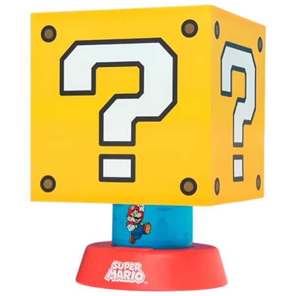Lampă de masă fan Paladone Super Mario Icon Yellow photo 1 Lampă de masă fan Paladone Super Mario Icon Yellow photo 1