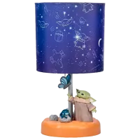 Настольная лампа фан Paladone Mandalorian Grogu Diorama Фиолетовый