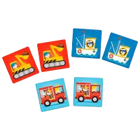 Настольная игра Trefl Game Memos Maxi Vehicles 2+/ Развитие