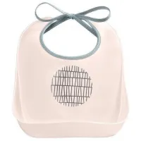 Слюнявчик Beaba B913458 Классическая/ Пластик/ Розовый