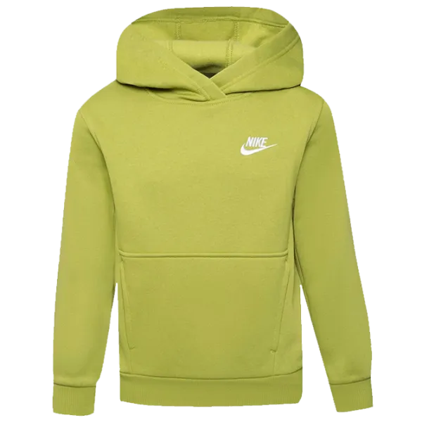 Толстовка для мальчиков Nike K Nsw Club Flc Hdy Lbr L/ Желто-зеленый photo 1