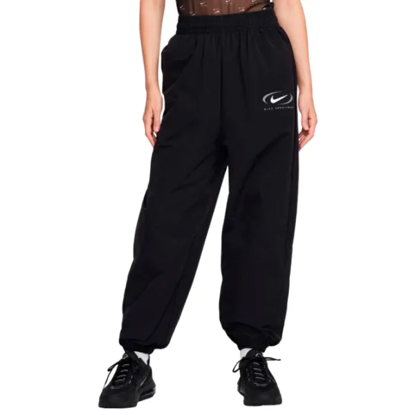 Pantaloni sportivi pentru femei Nike W Nsw Trend Jggr Wvn Swsh S/ Black photo 1