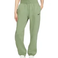 Pantaloni sportivi pentru femei Nike W Nsw Phnx Flc Hr Os Pant L/ Green