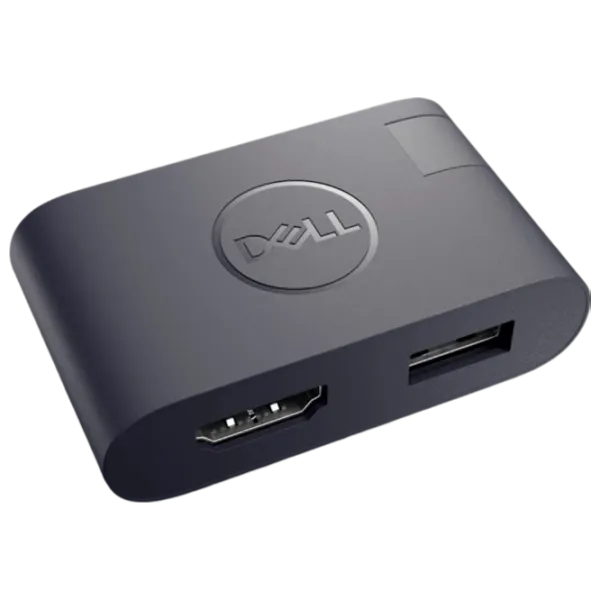 Adaptor Dell 1113992 USB Type-C/ Black photo 1