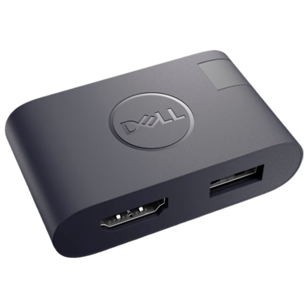 Adaptor Dell 1113992 USB Type-C/ Black photo 1