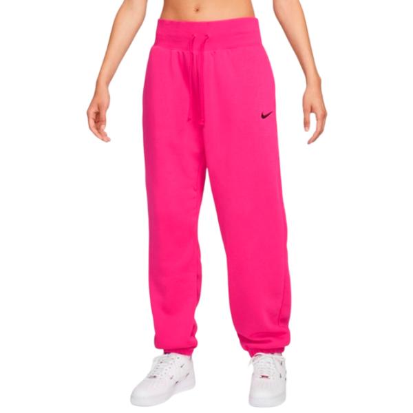 Pantaloni sportivi pentru femei Nike W Nsw Phnx Flc Hr Os Pant XL/ Pink photo 1