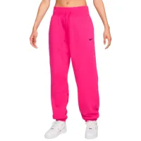 Pantaloni sportivi pentru femei Nike W Nsw Phnx Flc Hr Os Pant XL/ Pink