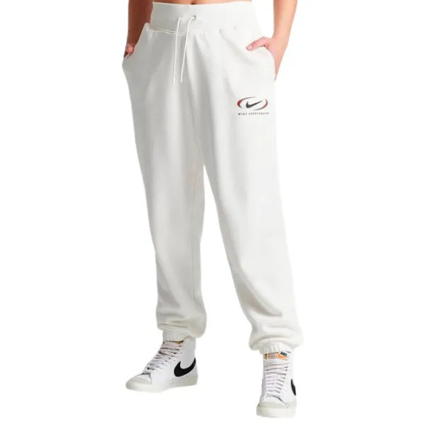 Спортивные брюки для женщин Nike W Nsw Phnx Flc Hr Os Pant Prnt L/ Белый photo 1 Спортивные брюки для женщин Nike W Nsw Phnx Flc Hr Os Pant Prnt L/ Белый photo 1
