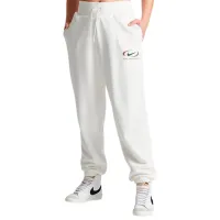 Pantaloni sportivi pentru femei Nike W Nsw Phnx Flc Hr Os Pant Prnt XL/ White