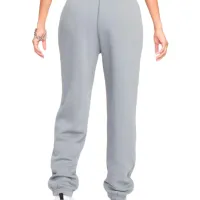 Pantaloni sportivi pentru femei Nike W Nsw Phnx Flc Hr Os Pant Prnt M/ Gray