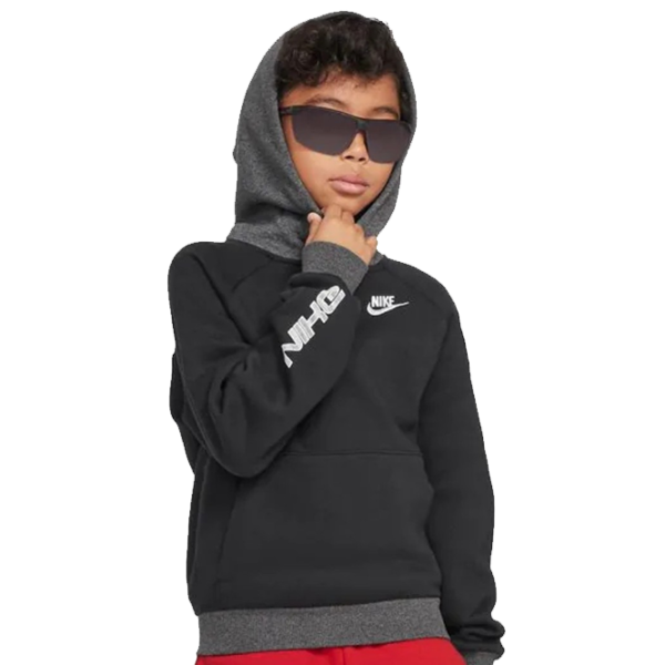 Толстовка для мальчиков Nike K Nsw Amplify Club Po Hoodie L/ Черный photo 1