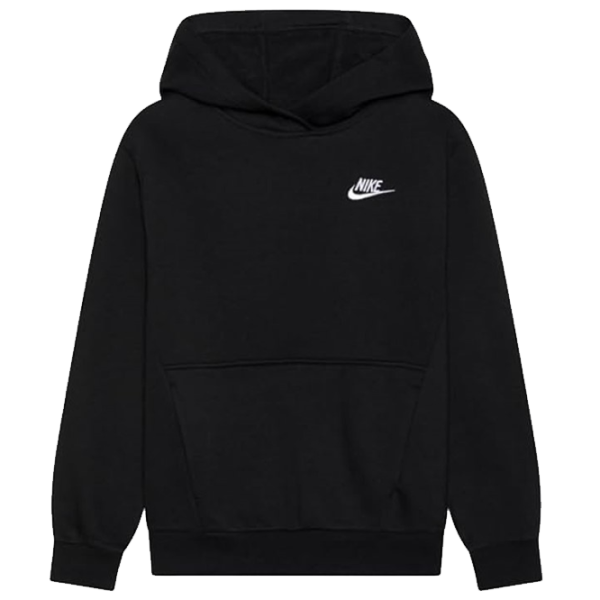 Толстовка для мальчиков Nike K Nsw Club Flc Hdy Lbr XS/ Черный photo 1