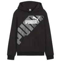 Hanorac pentru băieți Puma Power Graphic Hoodie Tr B Black