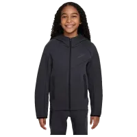 Hanorac pentru băieți Nike Nsw Tech Flc Fz S/ Gray