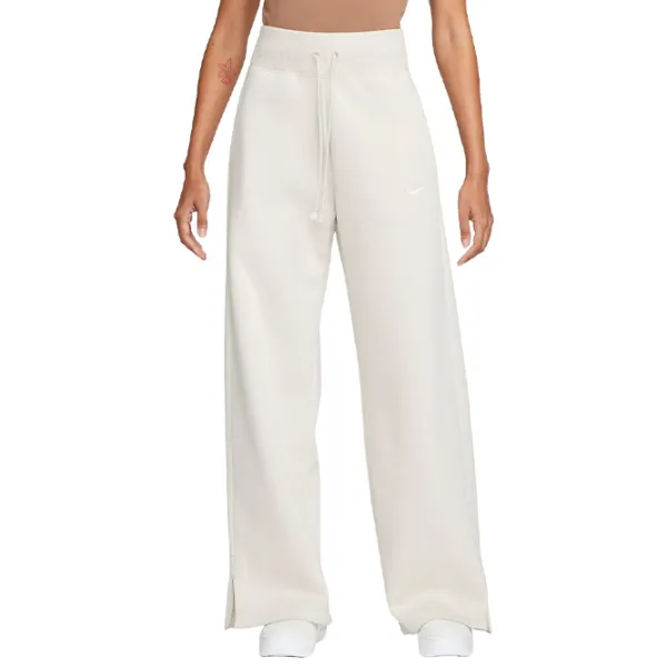 Pantaloni sportivi pentru femei Nike W Nsw Phnx Flc Hr Pant Wide L/ White photo 1 Pantaloni sportivi pentru femei Nike W Nsw Phnx Flc Hr Pant Wide L/ White photo 1