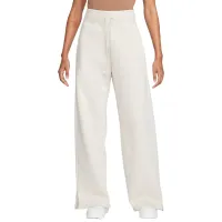 Pantaloni sportivi pentru femei Nike W Nsw Phnx Flc Hr Pant Wide L/ White