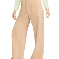 Спортивные брюки для женщин Nike W Nsw Phnx Flc Hr Pant Wide L/ Бежевый