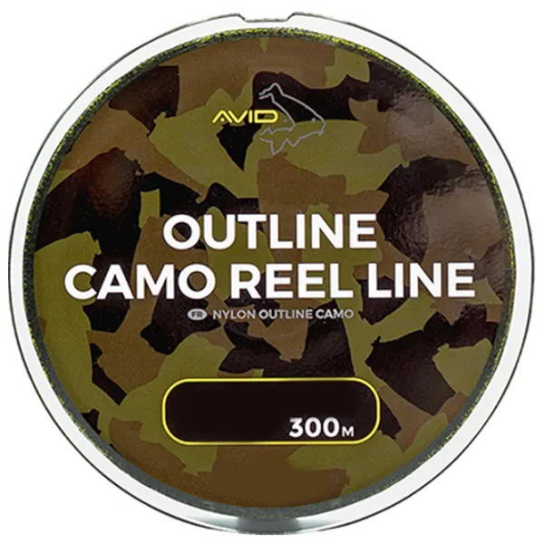 Fir pentru pescuit Avid Carp Outline Camo Reel Line 300 m/ 8.1 kg photo 1