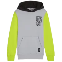 Hanorac pentru băieți Puma Basketball Blueprint Hoodie Tr B Gray