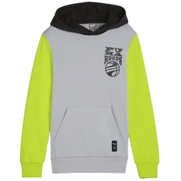 Hanorac pentru băieți Puma Basketball Blueprint Hoodie Tr B Gray photo 1