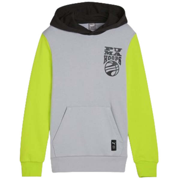Hanorac pentru băieți Puma Basketball Blueprint Hoodie Tr B Gray photo 1