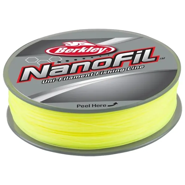 Fir pentru pescuit Berkley Nanofil Hi-Vis 125 m/ 20.1 kg photo 1