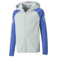 Толстовка для мальчиков Puma Active Sports Full-Zip Hoodie Tr B Plati Platinum Серый