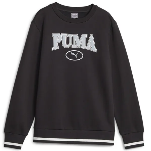 Hanorac pentru băieți Puma Puma Squad Crew Fl B Black photo 1 Hanorac pentru băieți Puma Puma Squad Crew Fl B Black photo 1