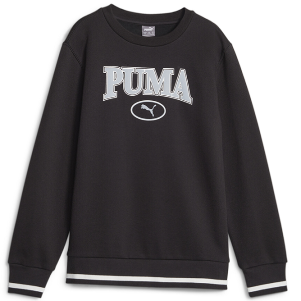 Hanorac pentru băieți Puma Puma Squad Crew Fl B Black photo 1 Hanorac pentru băieți Puma Puma Squad Crew Fl B Black photo 1