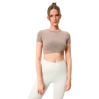 Tricou pentru femei Koton 4SAK10175NK 88% Poliester/ Beige