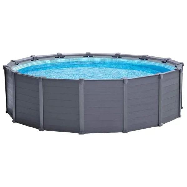 Бассейн Intex 26384 16805 л/ Каркасный/ Серый photo 1 Бассейн Intex 26384 16805 л/ Каркасный/ Серый photo 1