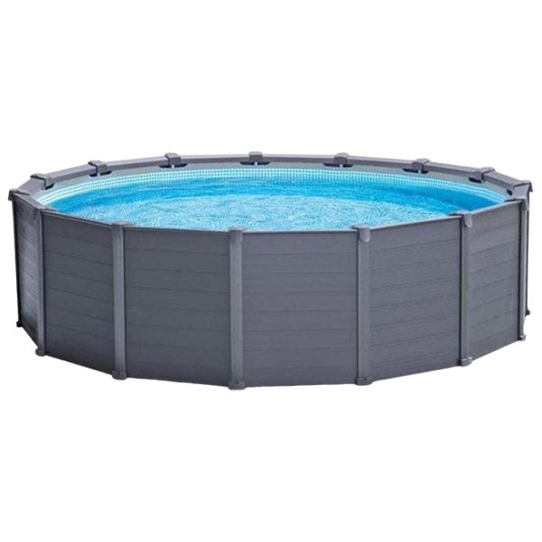 Бассейн Intex 26384 16805 л/ Каркасный/ Серый photo 1 Бассейн Intex 26384 16805 л/ Каркасный/ Серый photo 1