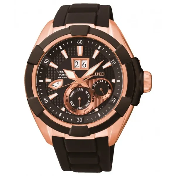 Ceas de mână pentru bărbați Seiko SNP104P1 Cuarț/ 46 mm photo 1