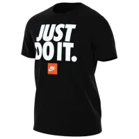 Tricou pentru bărbați Nike M Nsw Tee Fran Jdi Verbiage 100% bumbac/ Black