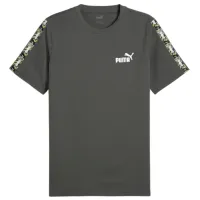 Tricou pentru bărbați Puma Ess Tape Camo Tee 100% bumbac/ Mineral Gray