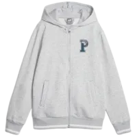 Толстовка для мальчиков Puma Squad Full-Zip Hoodie Fl B Grey