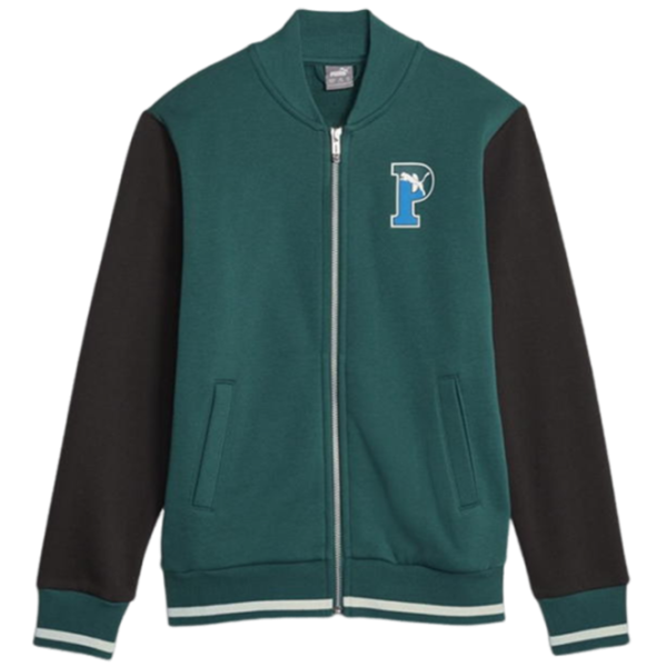 Hanorac pentru băieți Puma Squad Bomber Jacket B Malachite Green photo 1