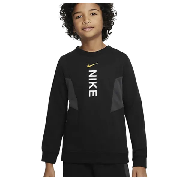 Толстовка для мальчиков Nike B Nsw Hybrid Flc Crew Bb XL/ Черный photo 1 Толстовка для мальчиков Nike B Nsw Hybrid Flc Crew Bb XL/ Черный photo 1