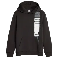 Толстовка для мальчиков Puma Ess+ Logo Lab Hoodie Fl B Черный
