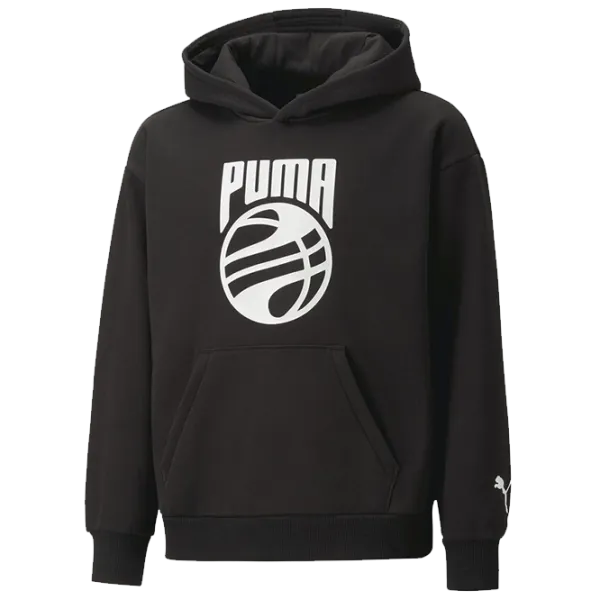 Толстовка для мальчиков Puma Basketball Hoodie B Черный photo 1