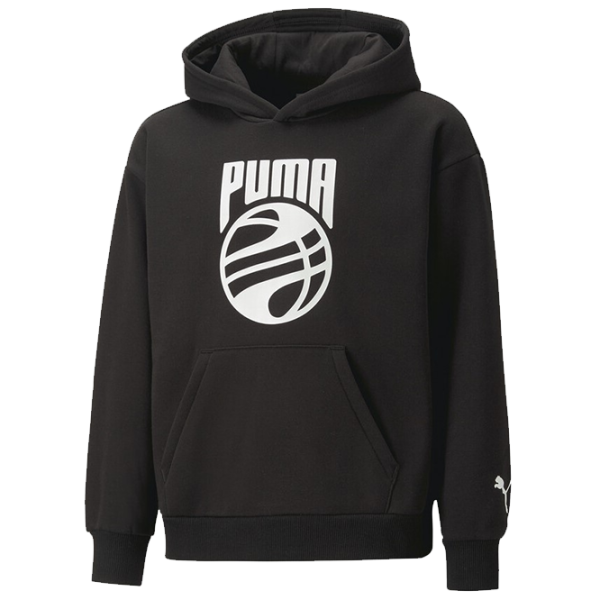 Толстовка для мальчиков Puma Basketball Hoodie B Черный photo 1