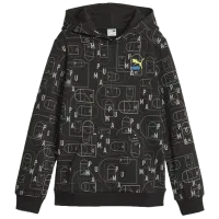 Толстовка для мальчиков Puma Classics Ftr Baller Hoodie Fl Черный