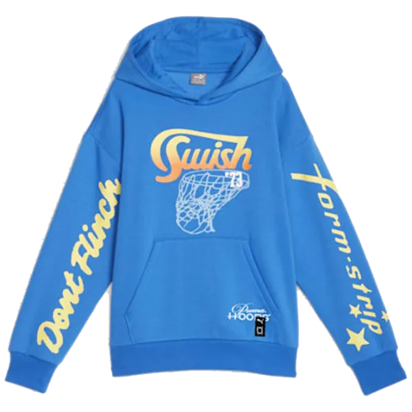 Толстовка для мальчиков Puma Basketball Swish Hoodie Fl Racing Синий photo 1 Толстовка для мальчиков Puma Basketball Swish Hoodie Fl Racing Синий photo 1