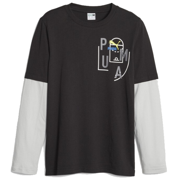 Толстовка для мальчиков Puma Classics Ftr Baller Sleeve Layering B Черный photo 1