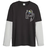 Hanorac pentru băieți Puma Classics Ftr Baller Sleeve Layering B Black