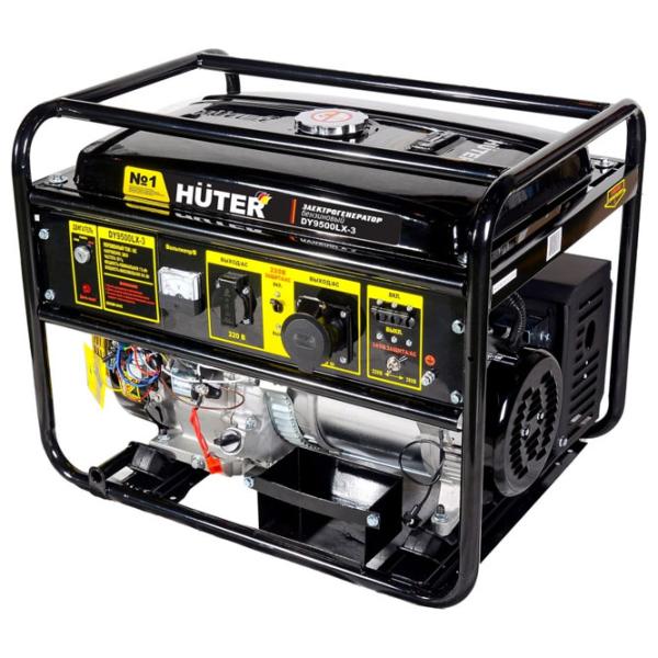 Generator de curent Huter DY9500LX-3 220/ 230 V Benzină/ 7.5 kW photo 1