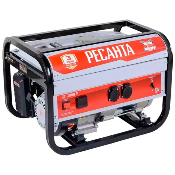 Generator de curent Resanta БГ3000 220 V Benzină/ 2.5 kW photo 1