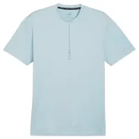 Tricou pentru bărbați Puma Yogini Lite Mesh Tee 94% poliester, 6% elastan/ Turquoise Surf